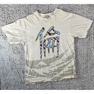 VINTAGE PEPE Jeans London Shirt Mens 3XL Wave All Over Print Shirt Plaid Trim